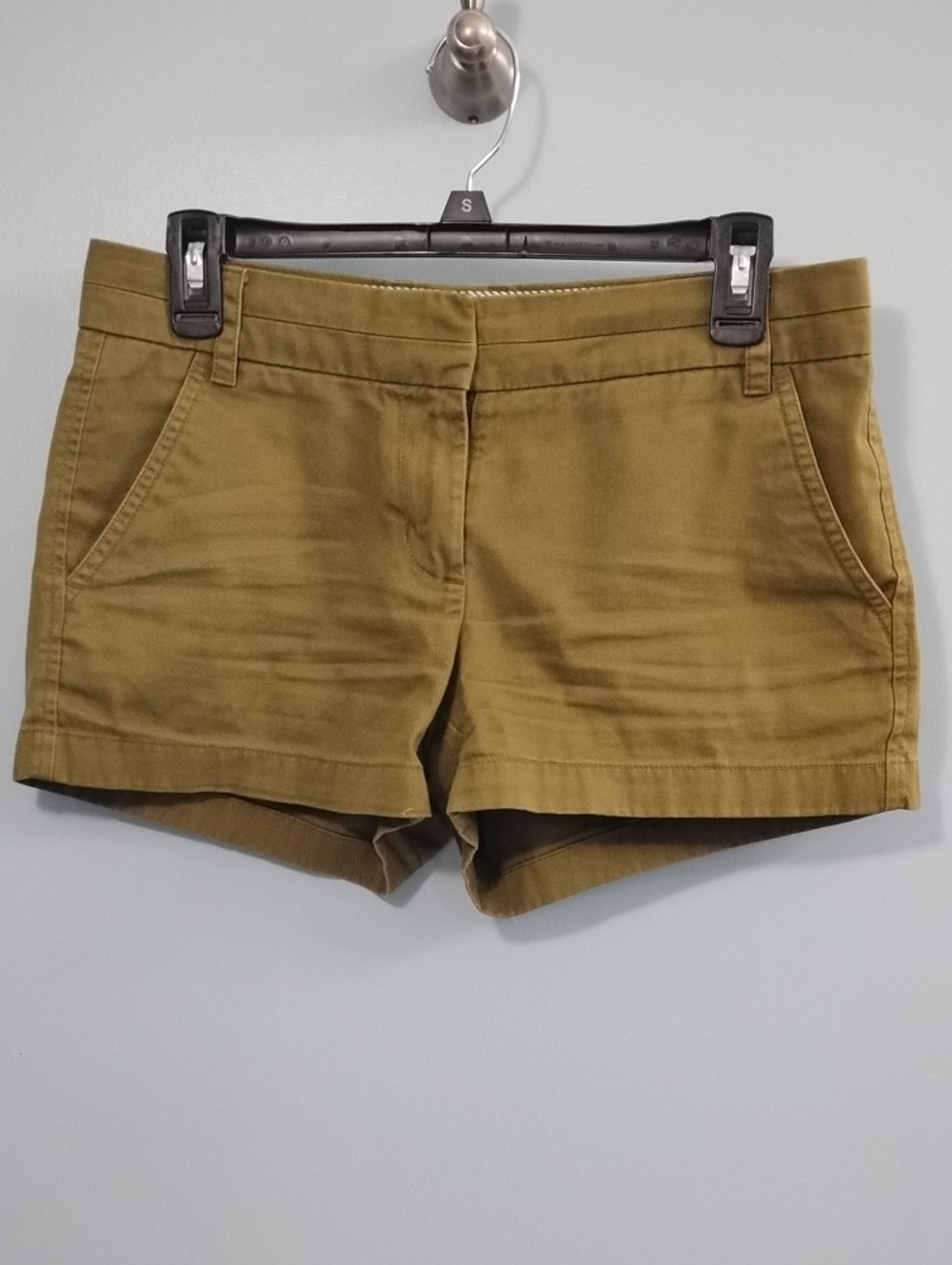 J. Crew Olive Green Chino Bermuda Shorts Size 2
